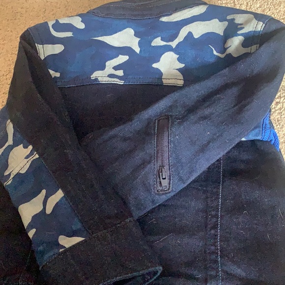Gap 2T hooded Denim Cameo Jacket - Picture 4 of 7